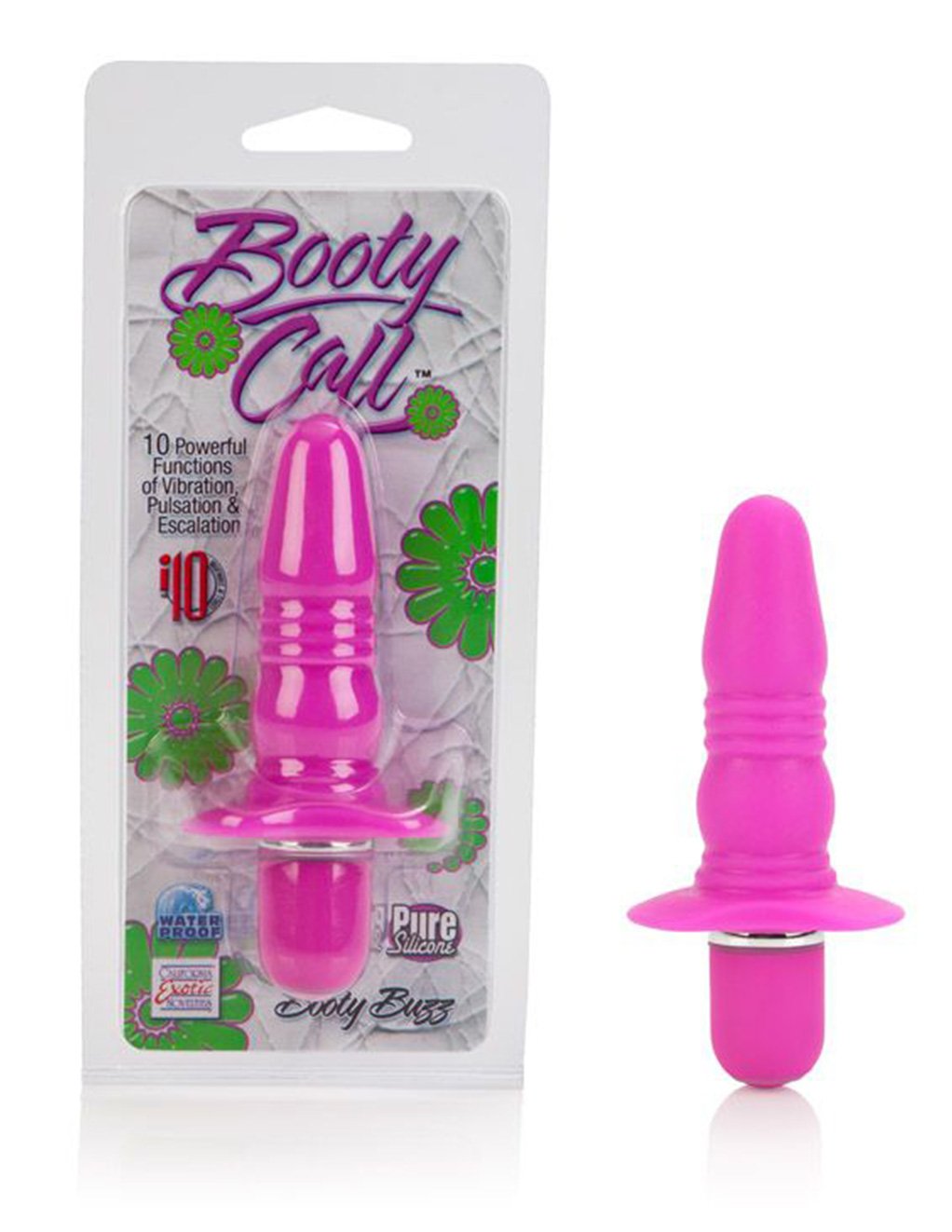 Cal Exotics Booty Call Buzz Waterproof Anal Plug - Novelties - Plug