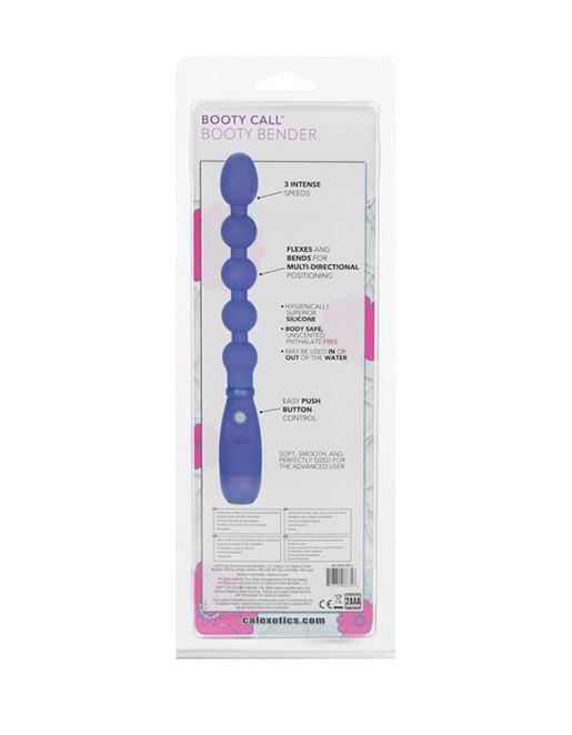 Cal Exotics Booty Call Booty Bender Silicone Vibrating Anal Beads Purple - Novelties - Beads
