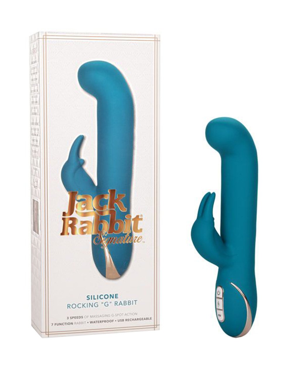 Jack Rabbit® Signature Silicone Rocking G-Spot Rabbit - Novelties - Dual/Multi