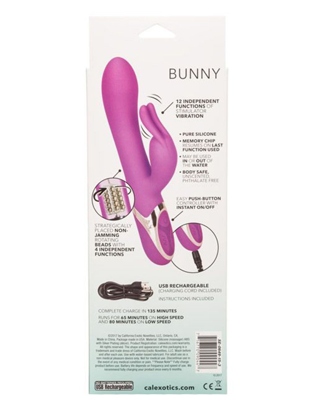 Cal Exotics Enchanted Bunny - Novelties - Dual/Multi