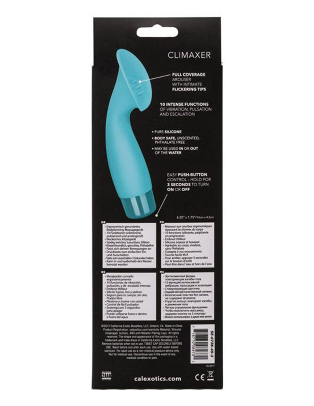 Cal Exotics Eden Climaxer Clitoral Stimulator Aqua