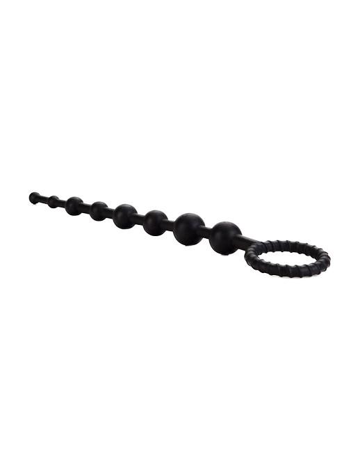 Cal Exotics Booty Call X-10 Anal Beads Black - Novelties - Beads
