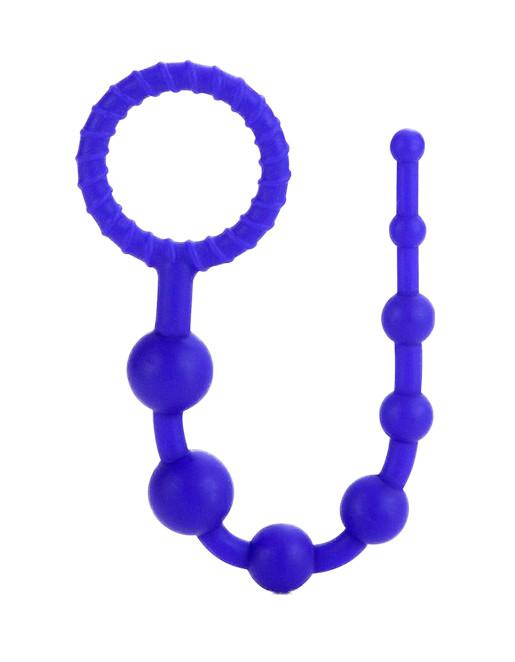 Cal Exotics Booty Call X-10 Anal Beads Purple