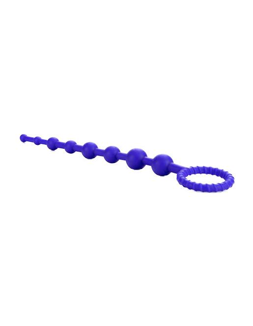 Cal Exotics Booty Call X-10 Anal Beads Purple - Novelties - Beads