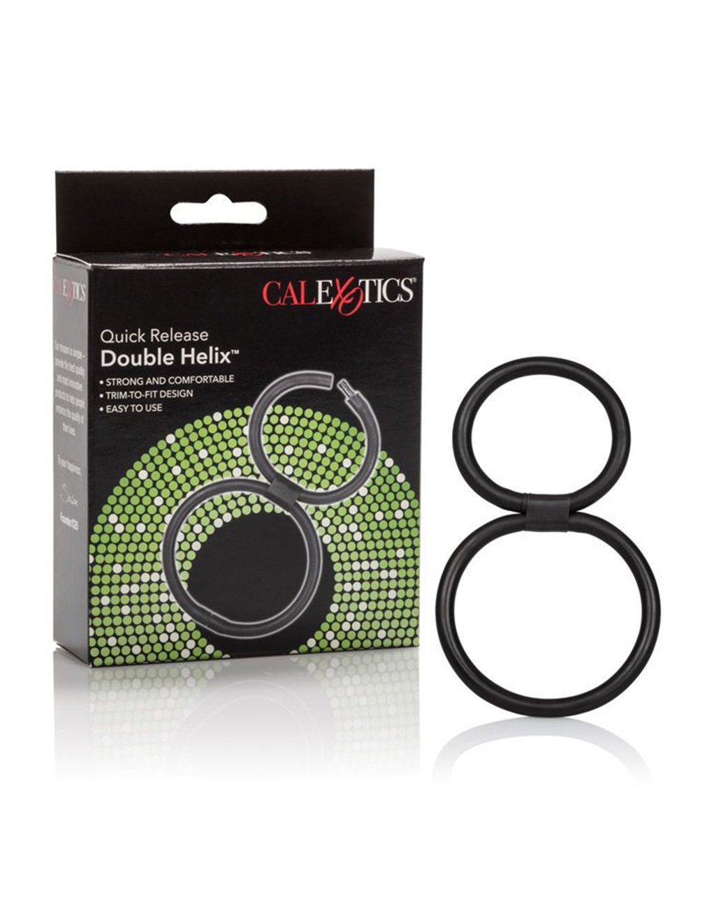 Cal Exotics Double Helix Quick Release Cockring - Fetish BDSM - Cock & Ball