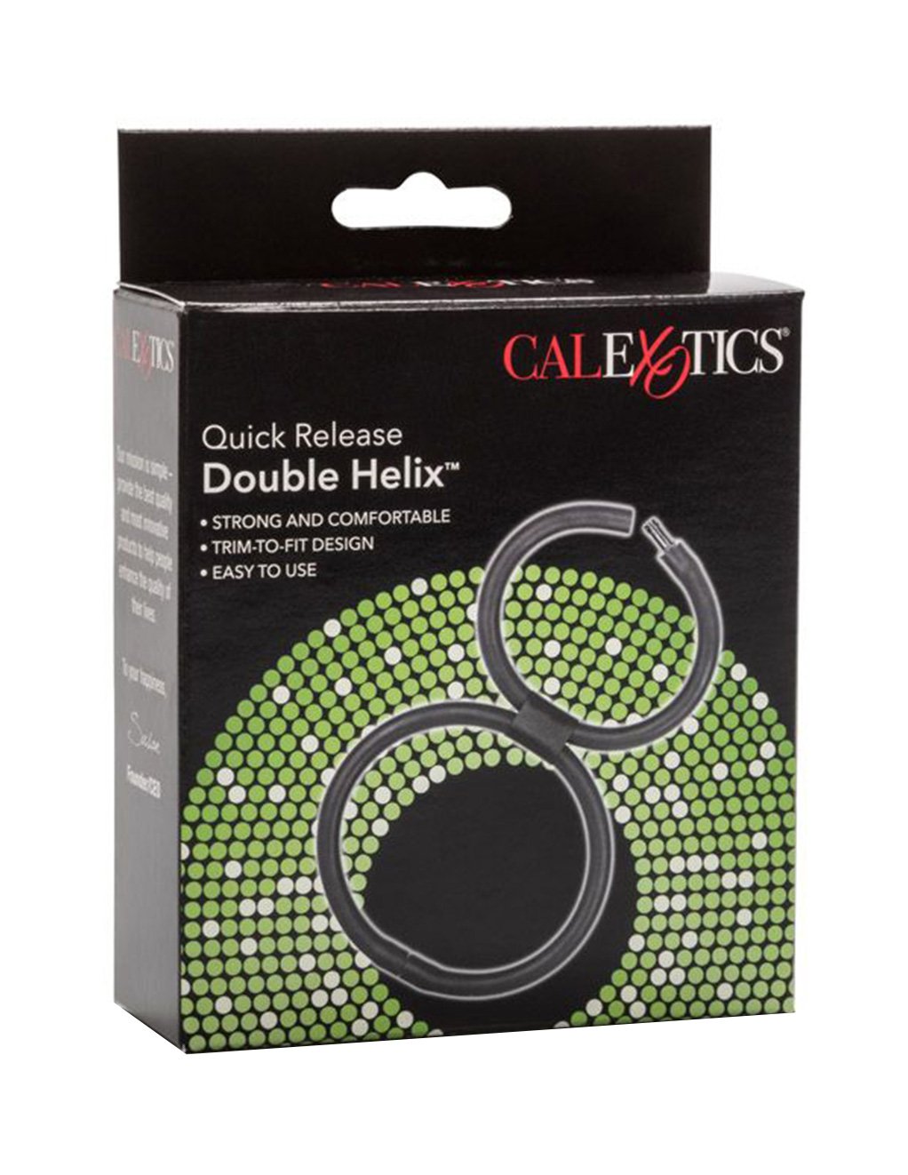 Cal Exotics Double Helix Quick Release Cockring - Fetish BDSM - Cock & Ball
