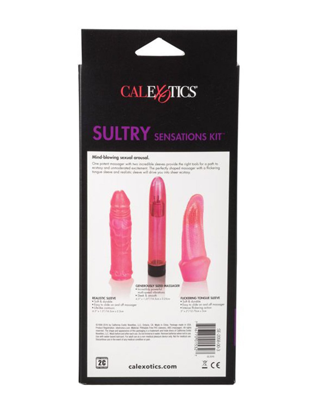 CalExotics Starter Sultry Sensations Kit - Novelties - Massager