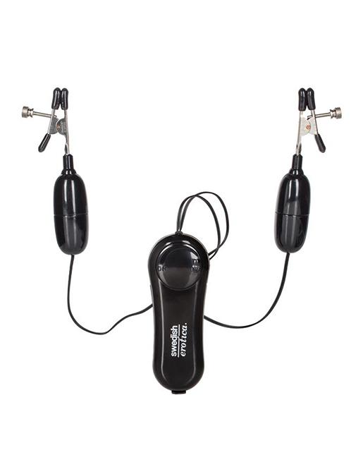 Cal Exotics Nipple Play Vibrating Nipple Clamps - Fetish BDSM - Nipple play