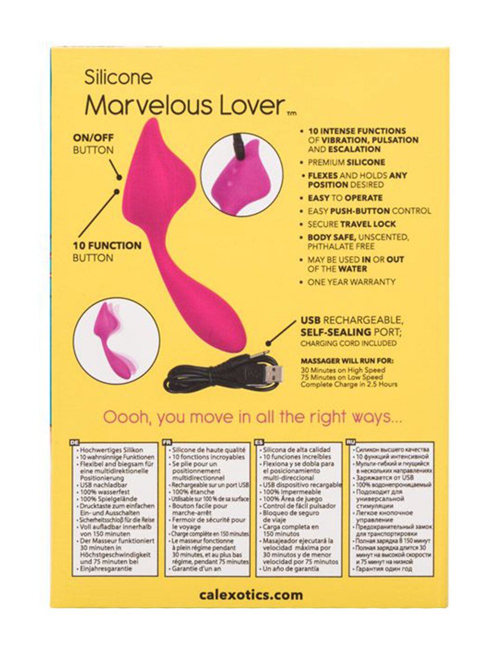 Cal Exotics Mini Marvels Marvelous Lover - Novelties - Massager