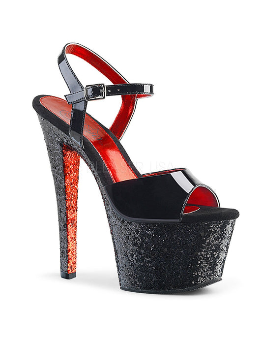 Pleaser Sky 309TTG Platform Peep Toe Sandal - Accessories - Footwear