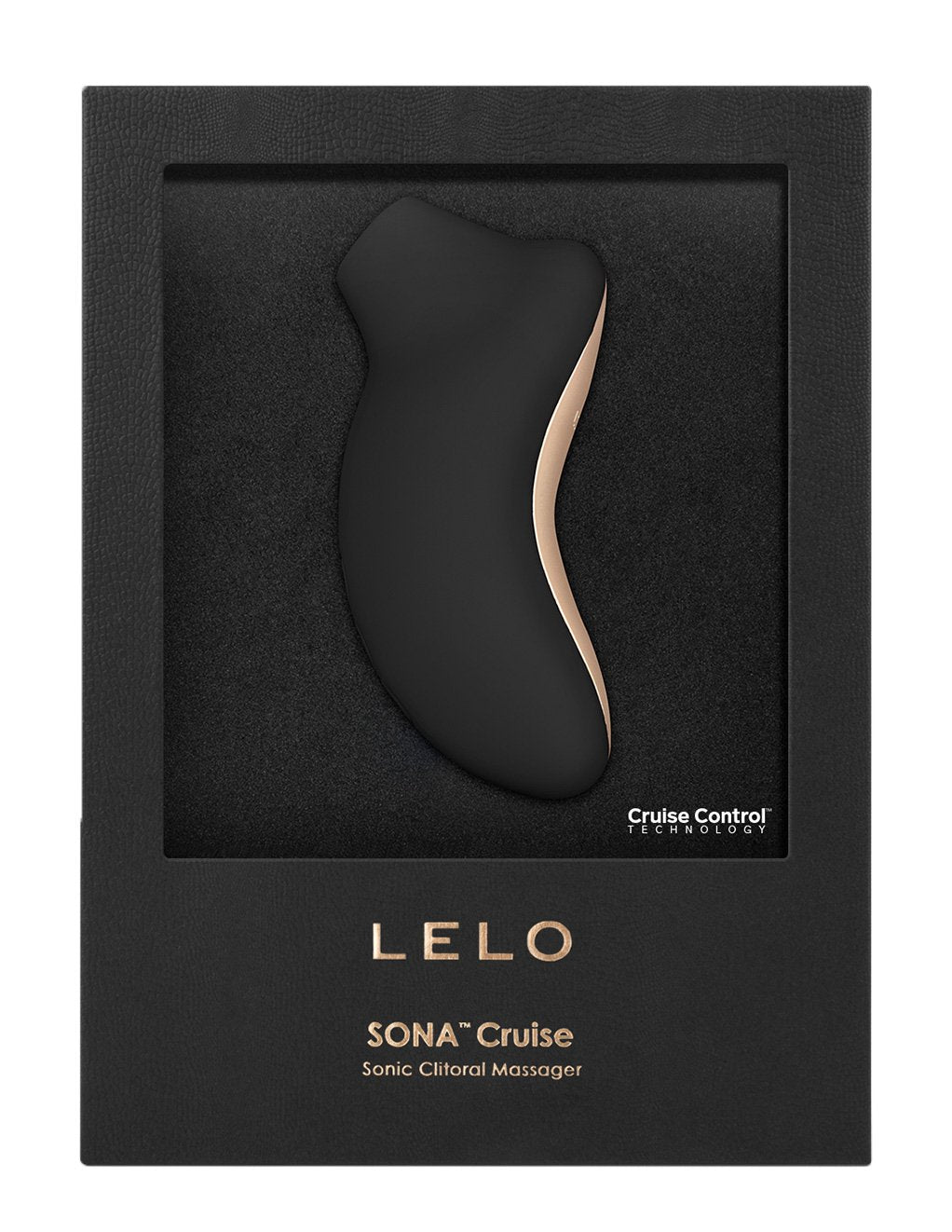 Lelo Sona Cruise Sonic Clitoral Massager Black - Novelties - External