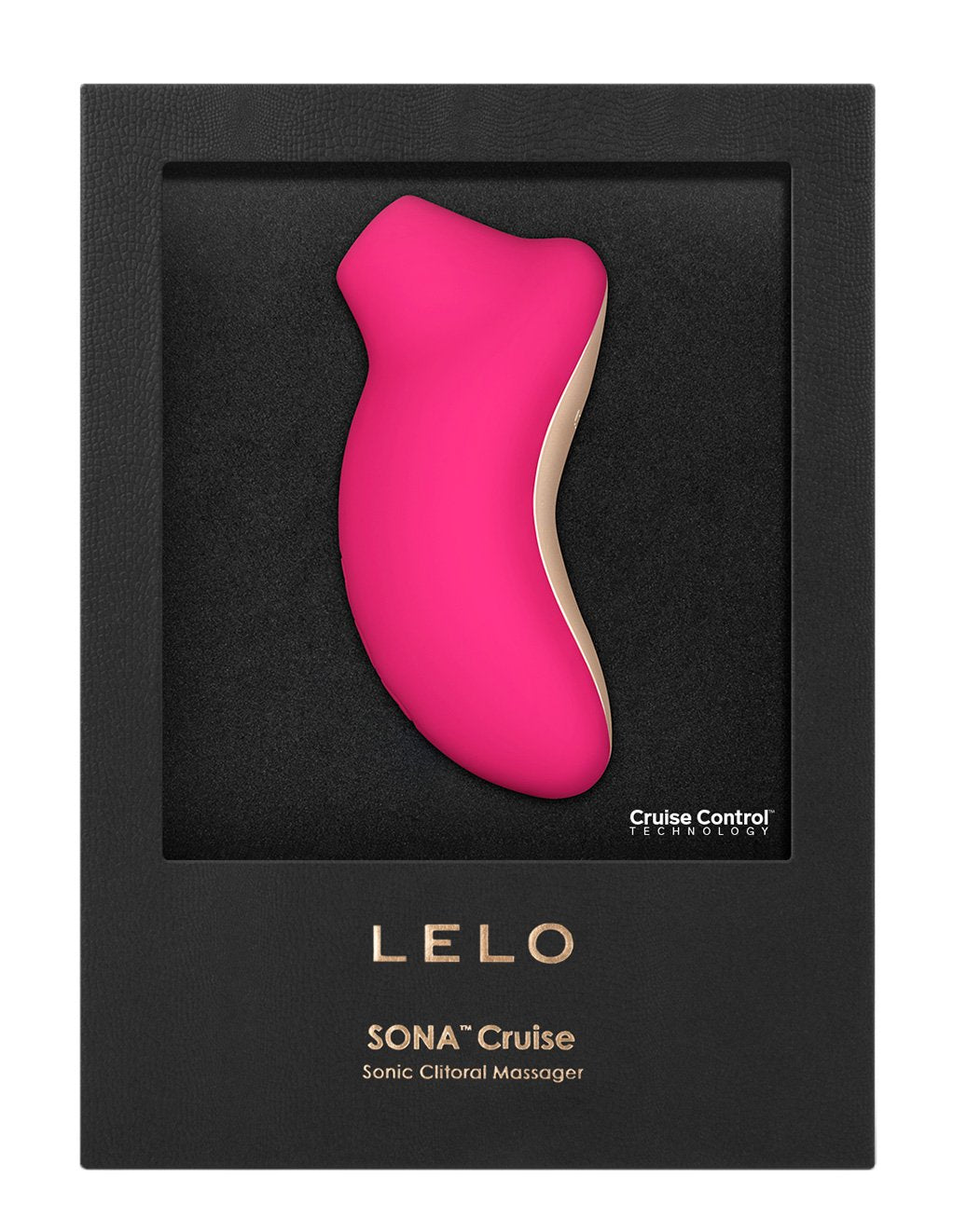 Lelo Sona Cruise Sonic Clitoral Massager Cerise - Novelties - External