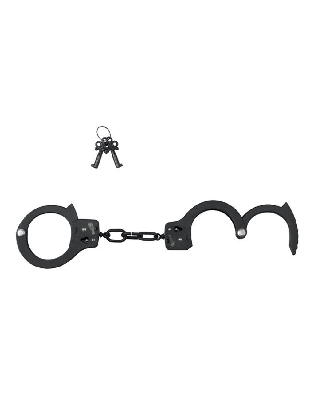 Spartacus Single Lock Black Handcuffs