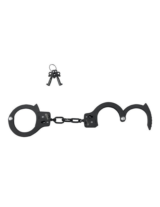 Spartacus Single Lock Black Handcuffs