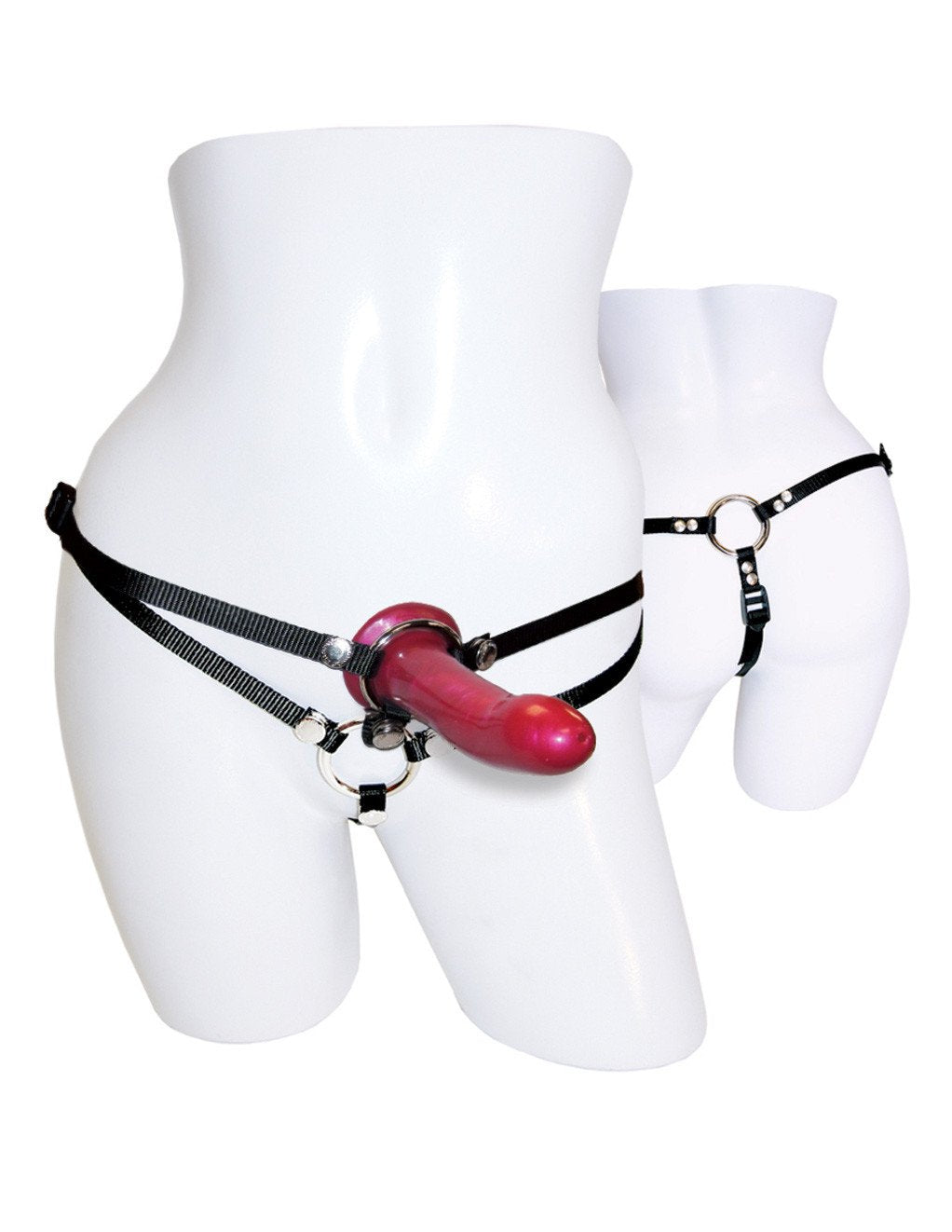 Sportsheets Menage a Trois Double Harness With Dildo