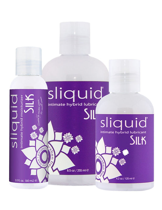 Sliquid Naturals Silk Water Based Silicone Hybrid Personal Lubricant