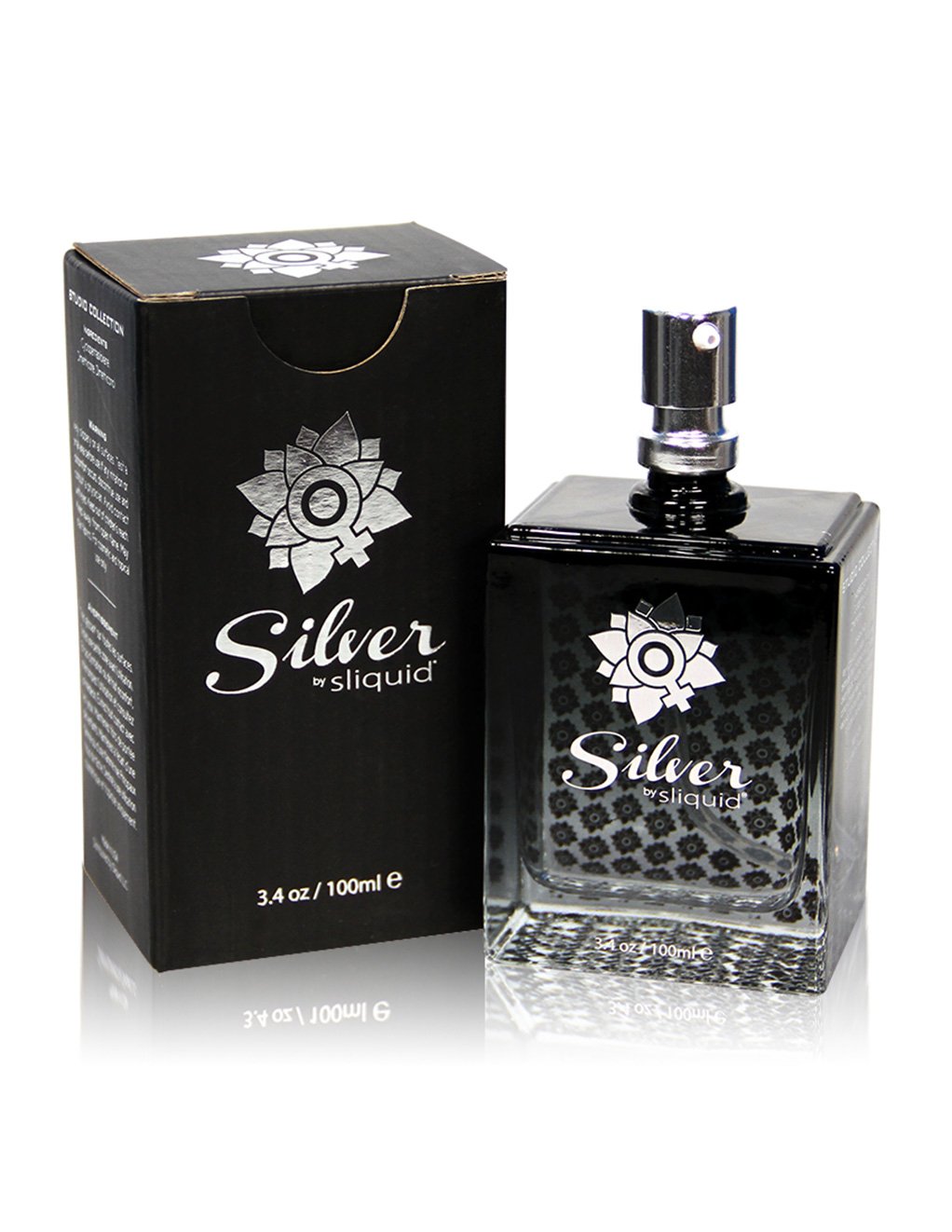 Sliquid Naturals Silver Studio Collection Silicone Lubricant package