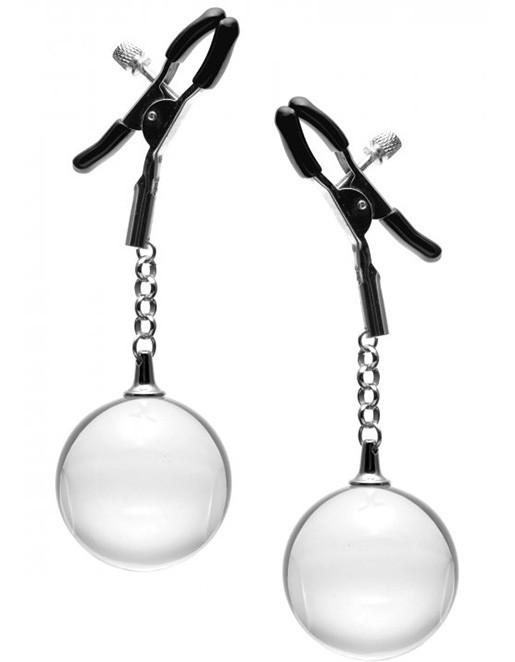 Spheres Adjustable NIPPLE CLAMPS WITH WEIGHTED BALLS product