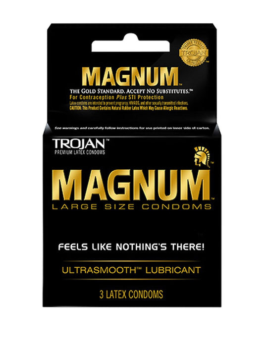 Trojan Magnum Condoms 3pk