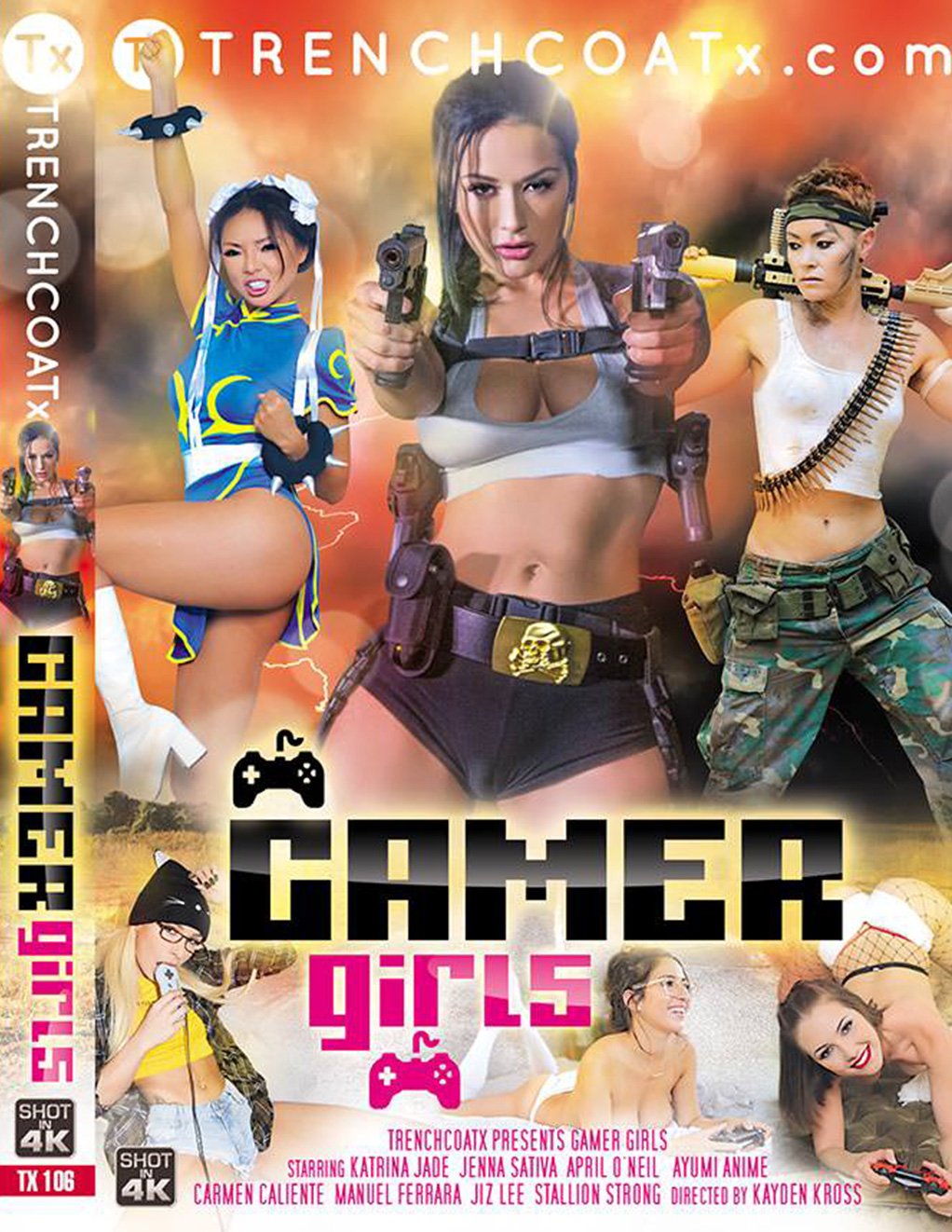 TRENCHCOATx Gamer Girls - Adult DVD - All Sex
