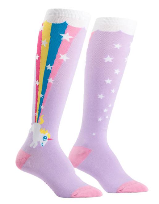 Rainbow Blast Knee Socks - Accessories - Footwear