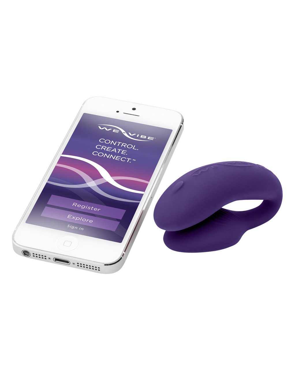 We-Vibe 4 Plus Couples' Vibrator App Only Purple