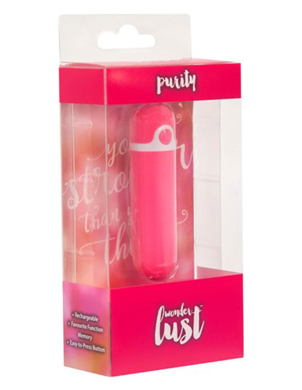 Wonderlust by BMS Factory Purity Bullet Vibrator package