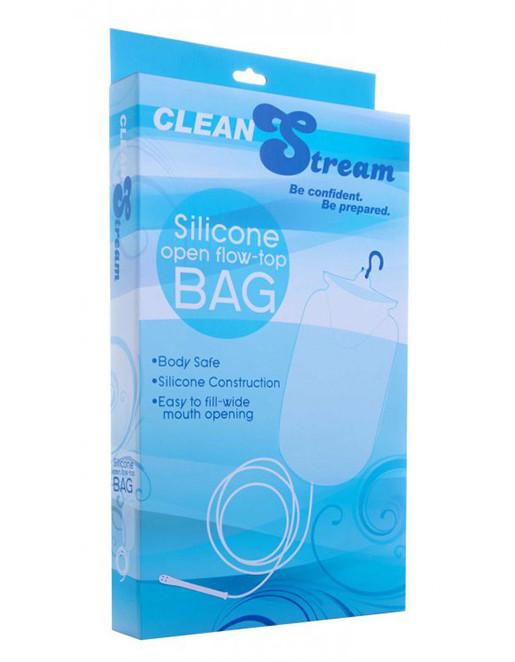 Cleanstream Silicone Open Top Douche Enema Bag - Personal Care - Hygiene