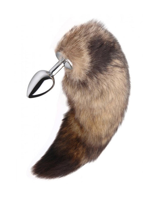 Master Series Fox Tail Aluminum Anal Plug