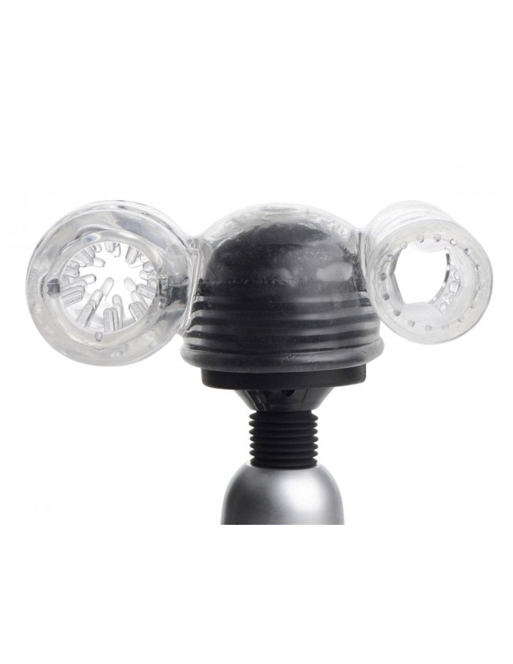 XR Brands Clear Twin Turbo Strokers Attachment