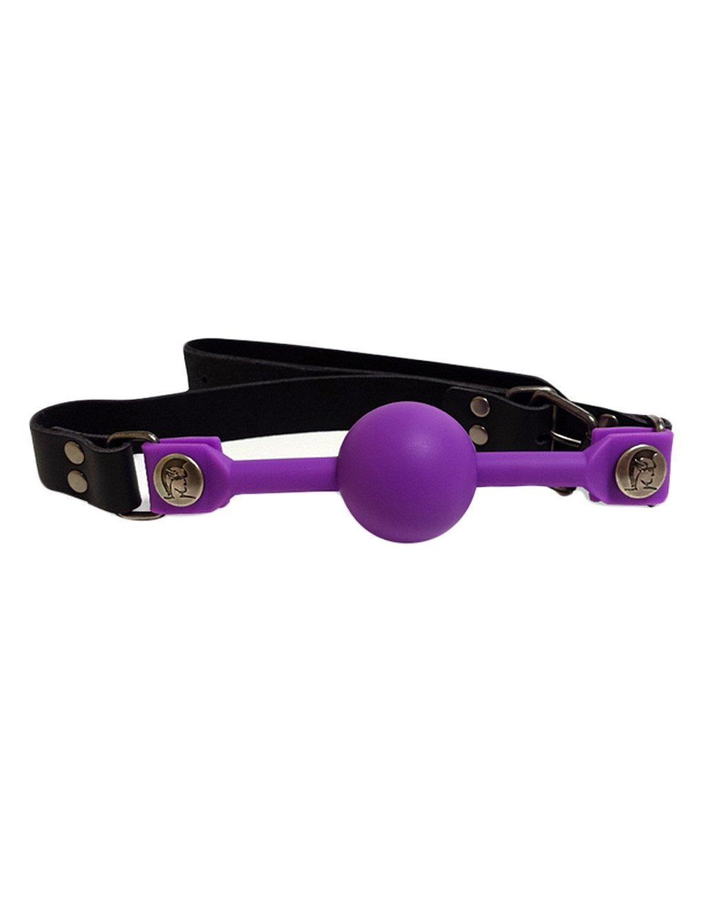 Spartacus Silicone Small Ball Gag Purple