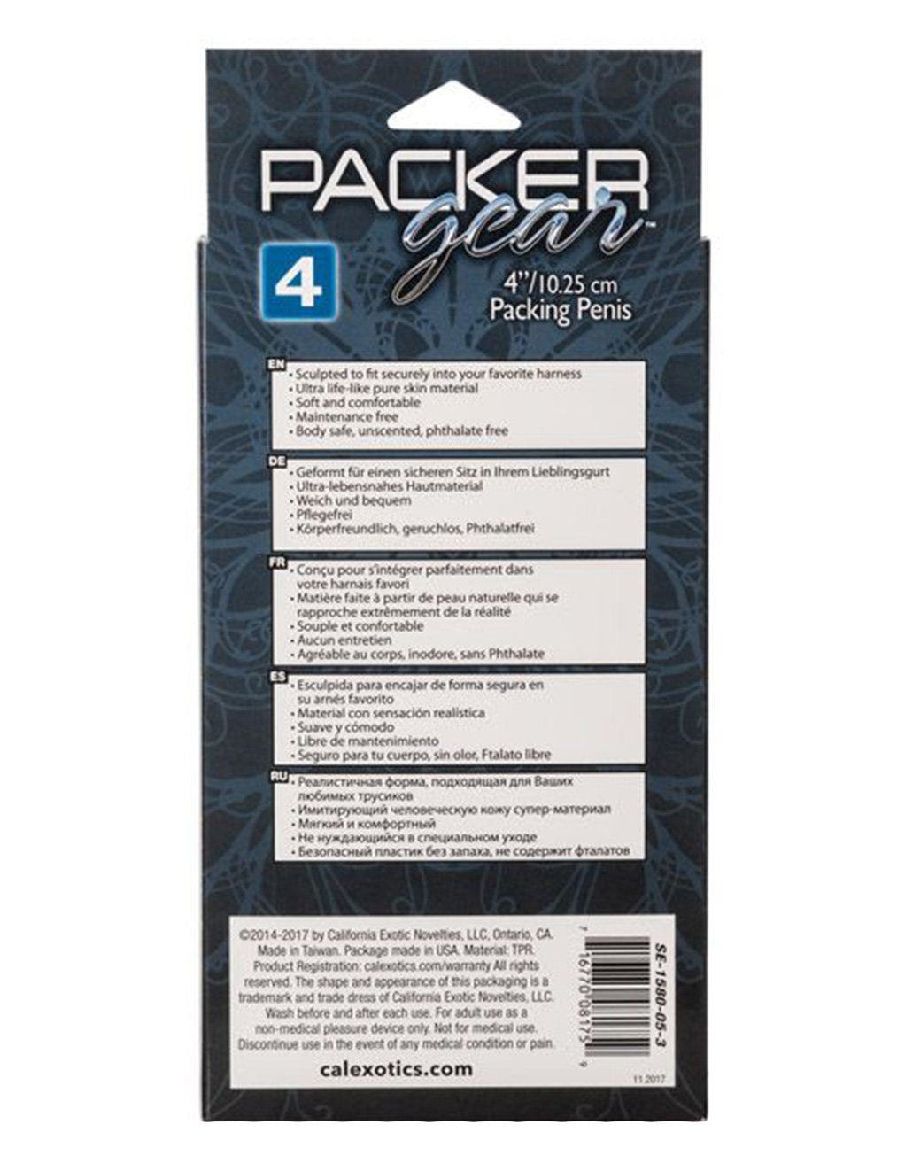 CalExotics Packer Gear 4 inch Packing Penis Ivory