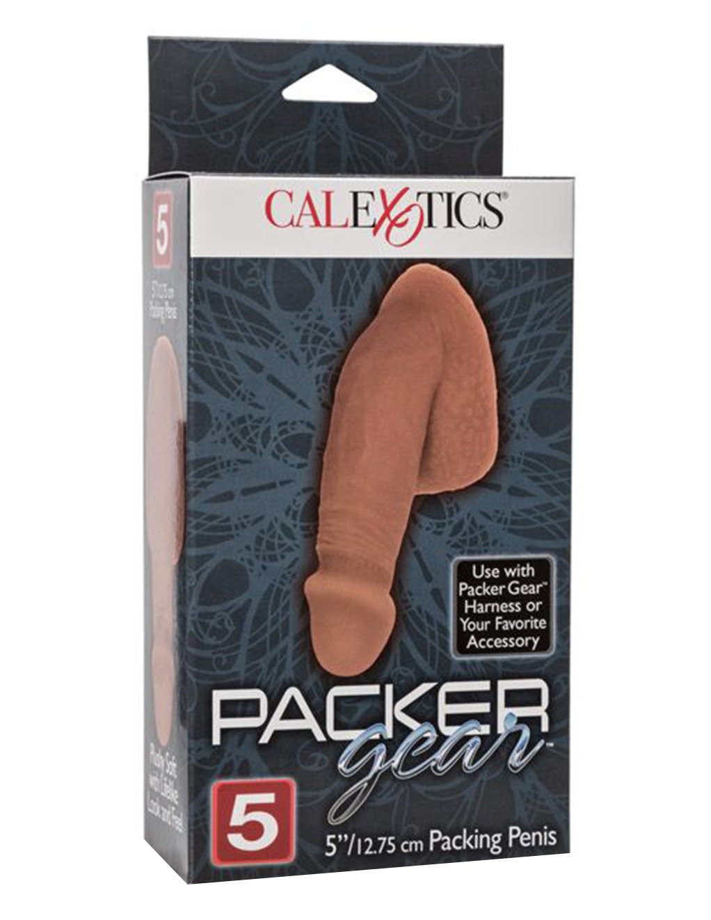 CalExotics Packer Gear 5 inch Packing Penis Brown