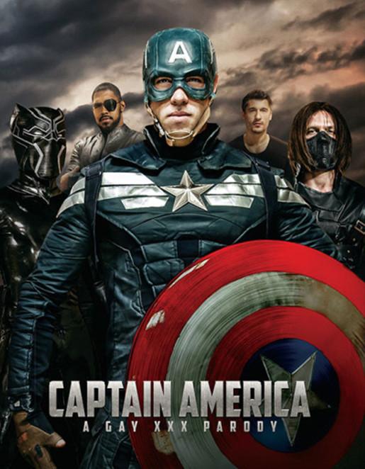 Captain America A Gay XXX Parody - Adult DVD - All Male