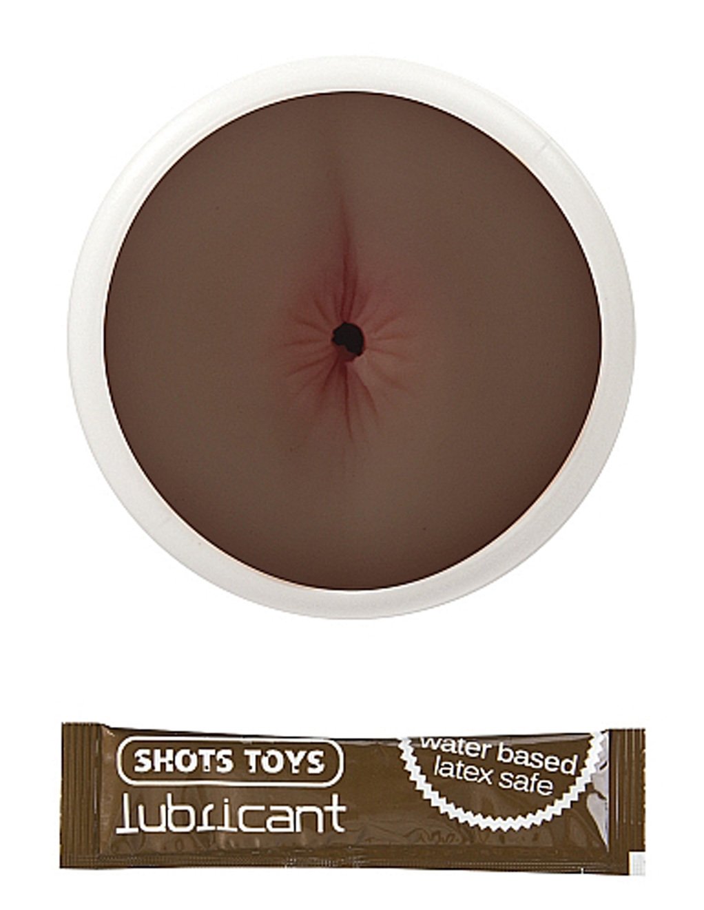 Shots America Dark Easy Rider Anal Masturbator Brown