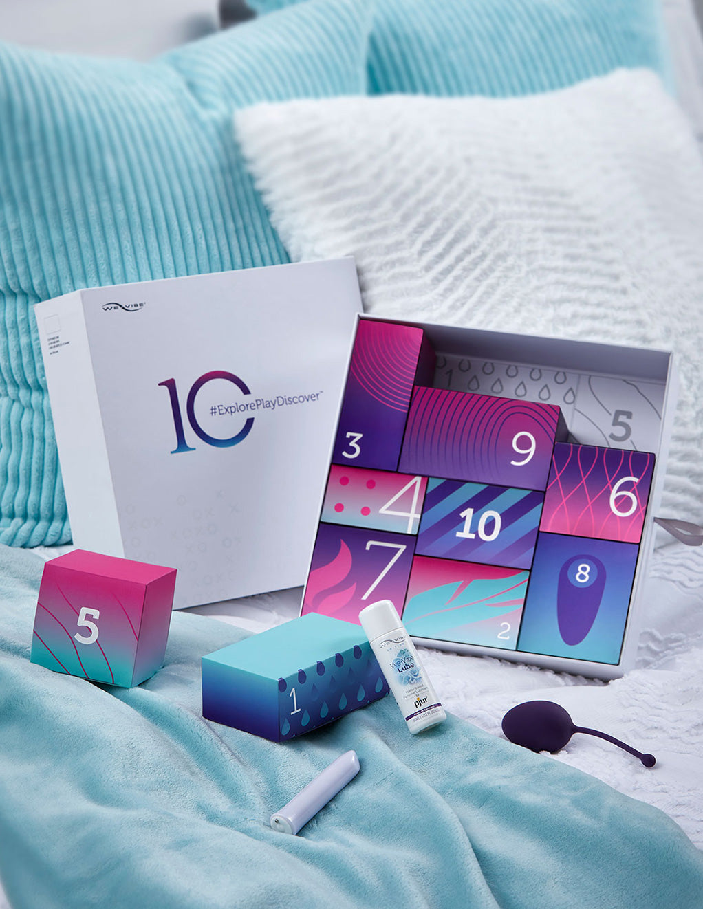 We-Vibe Discovery Gift Box Kegel Ball Displayed