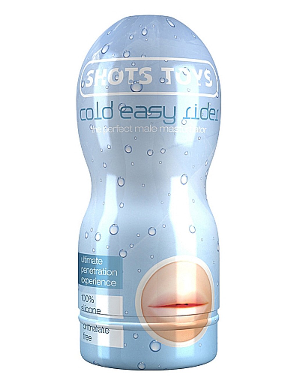 Shots America Cold Easy Rider Mouth Masturbator Light Skin