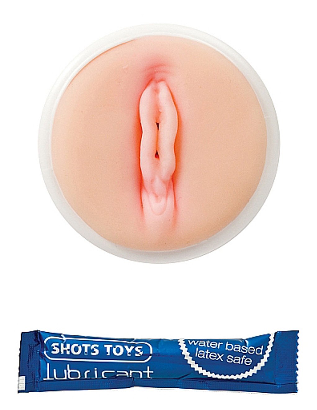 Shots America Cold Easy Rider Vaginal Masturbator Light Skin