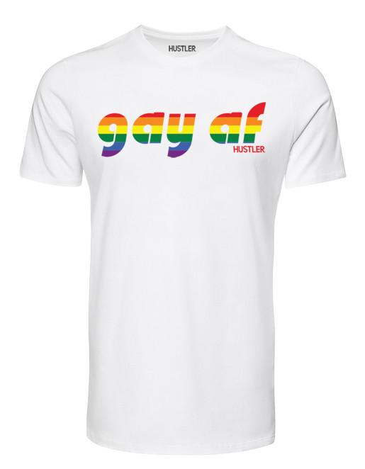 Hustler Men's Gay AF Pride Tee