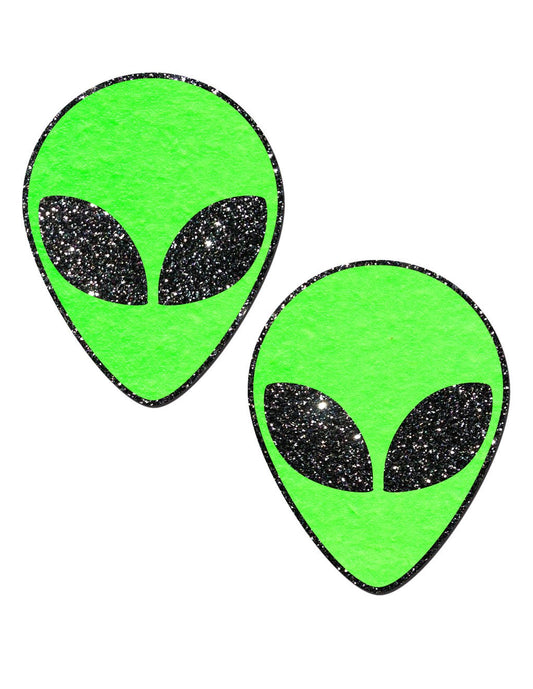 Pastease Glow in the Dark Alien Nipple Pasties