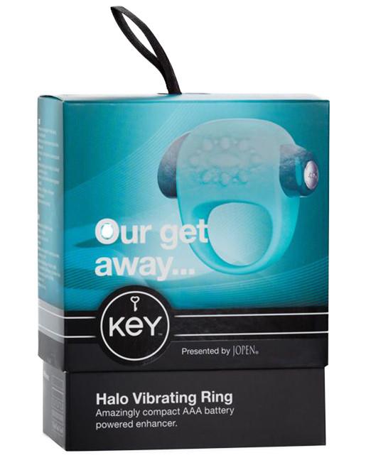 Jopen Key Halo Vibrating C-Ring Blue Package