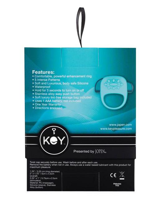 Jopen Key Halo Vibrating C-Ring Blue Package