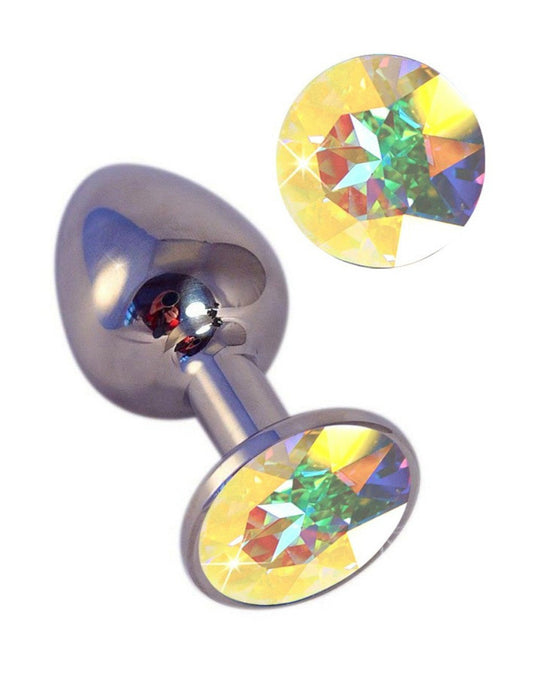 Haka Jeweled Pretty Stainless Steel Anal Plug