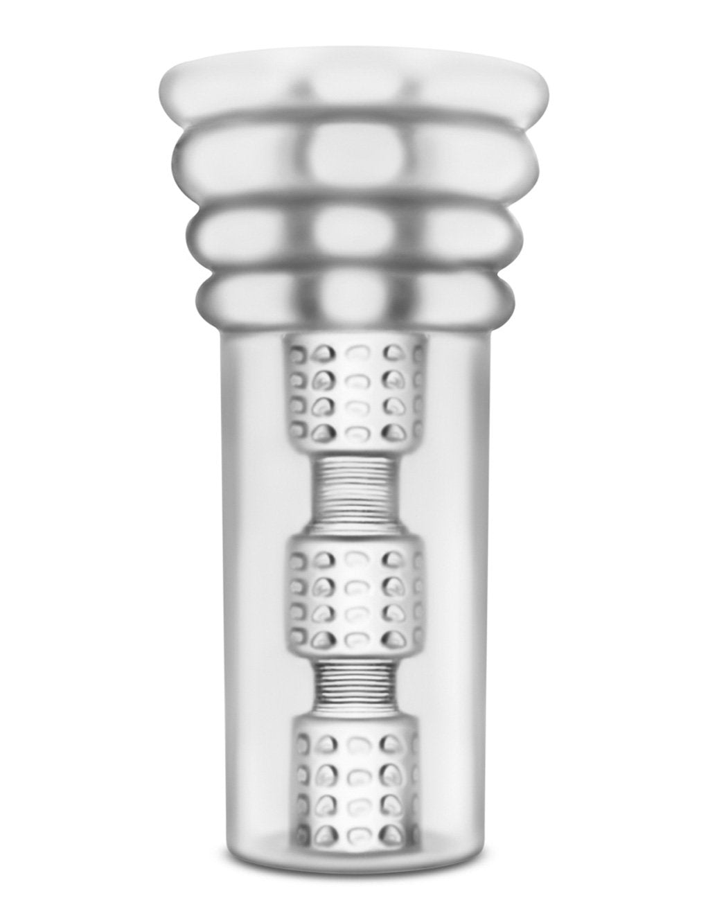 M For Men by Blush Novelties All In Masturbator Clear