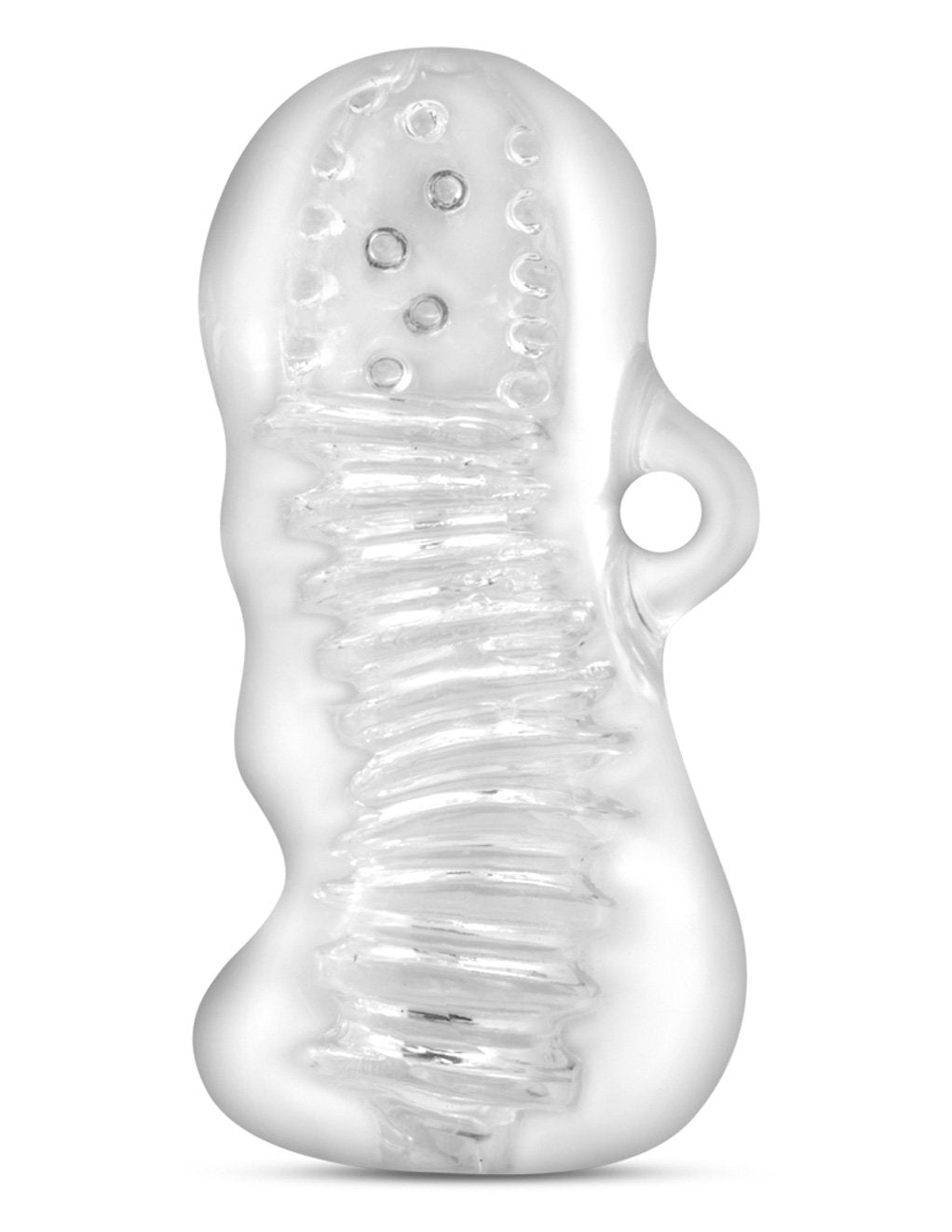 M For Men by Blush Novelties Hand Tool Masturbator Clear