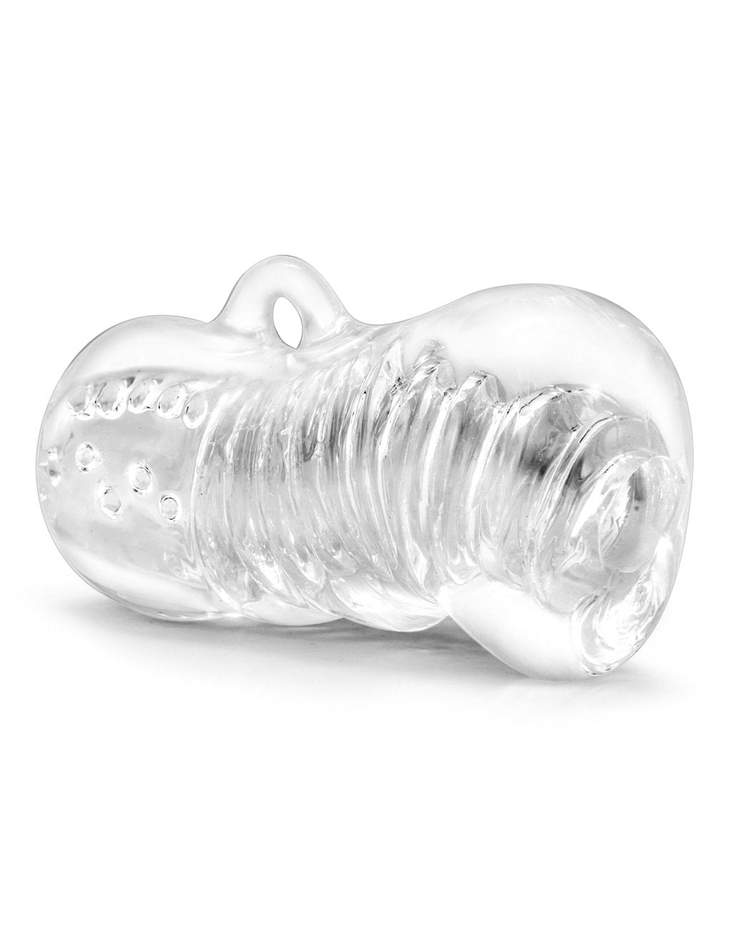 M For Men by Blush Novelties Hand Tool Masturbator Clear