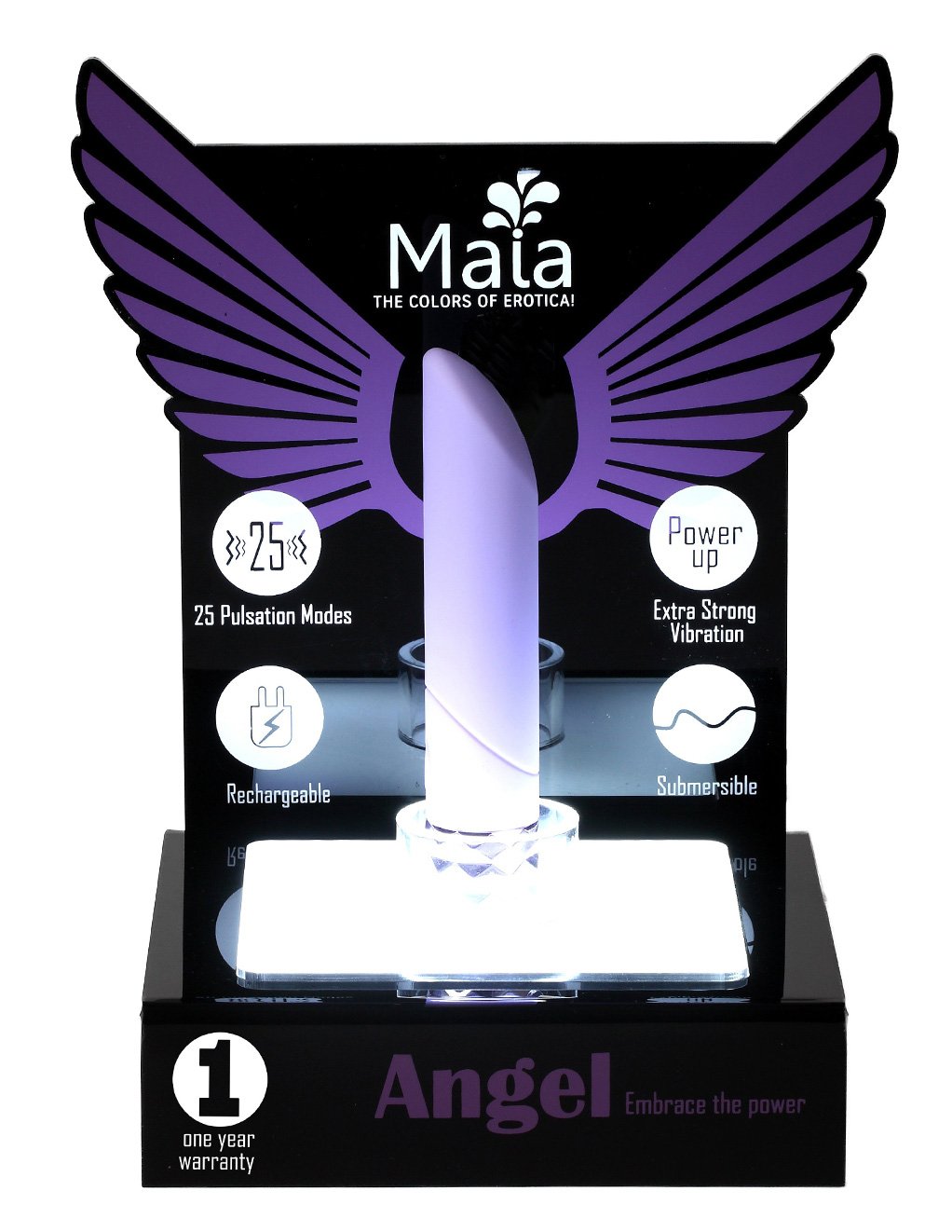 Maia Angel Crystal Gems 25 Function Bullet Vibe