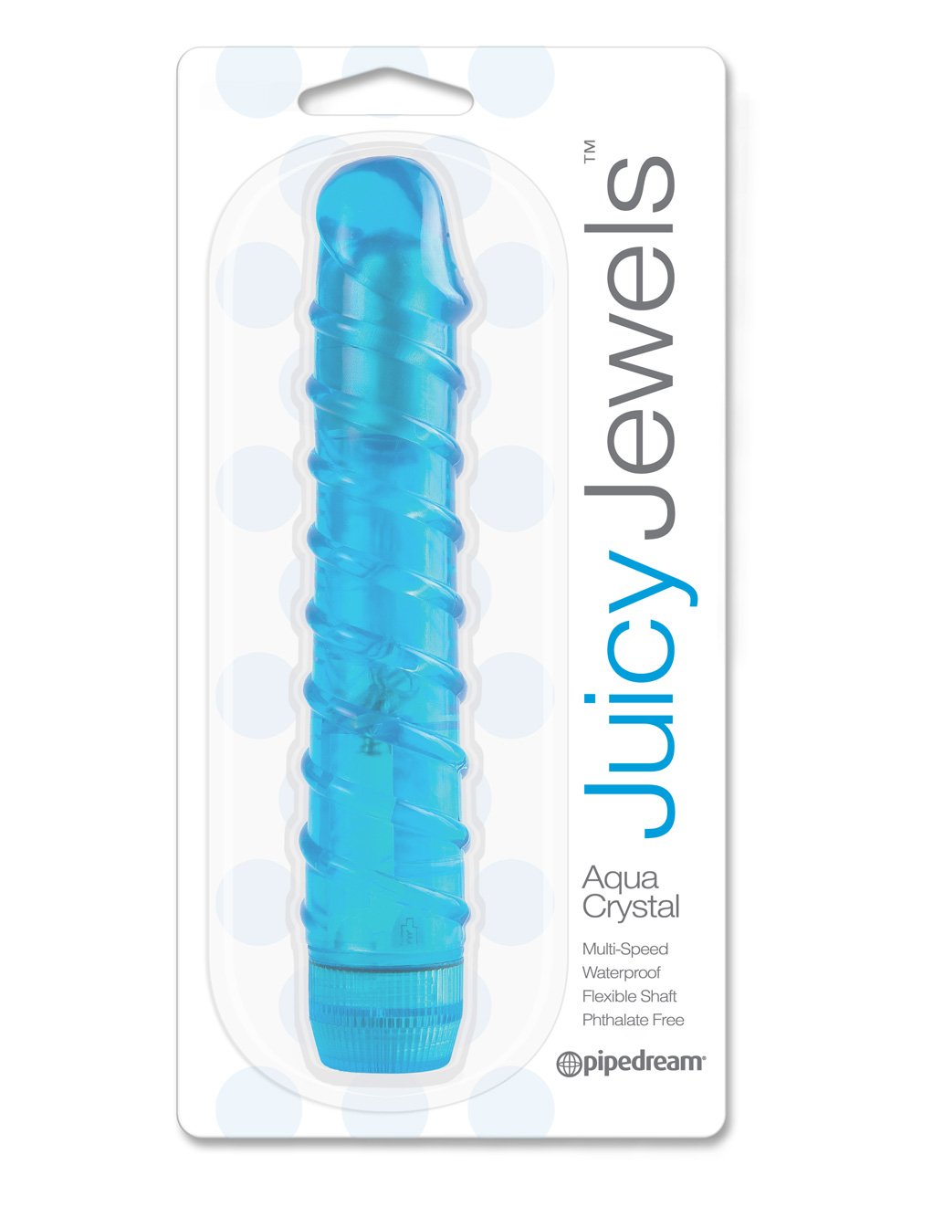 Juicy Jewels by Pipedream Aqua Crystal Vibe