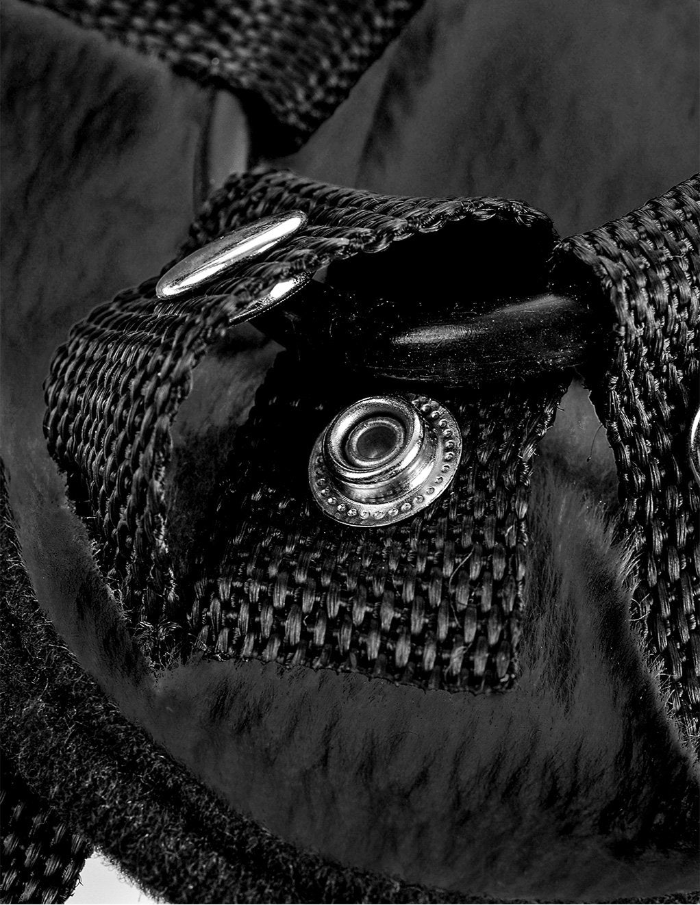 Fetish Fantasy Vibrating Plush Harness clips