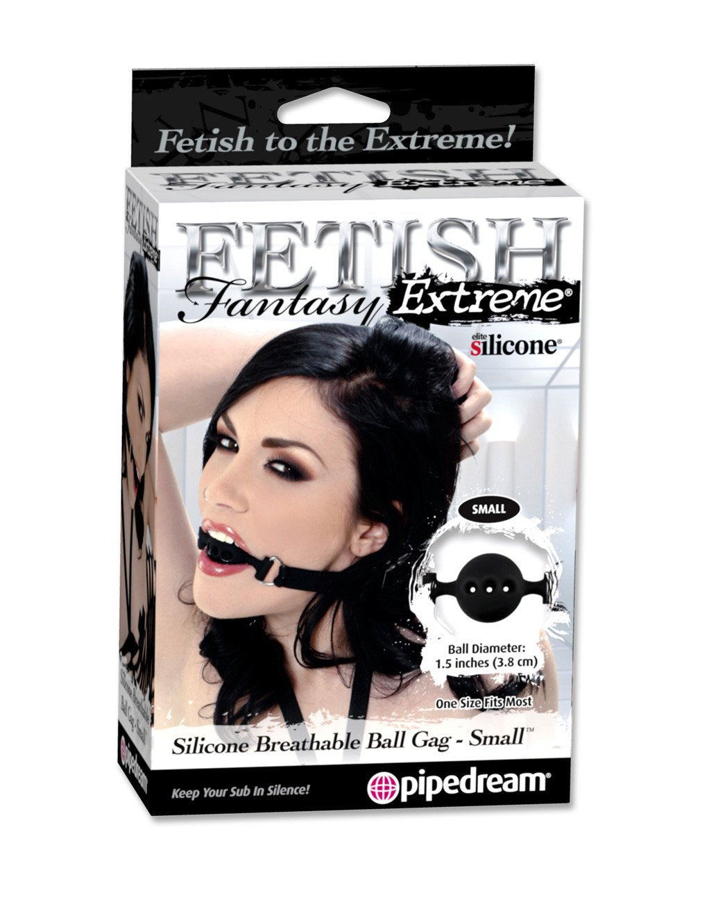 Fetish Fantasy Extreme Silicone Breathable Ball Gag box